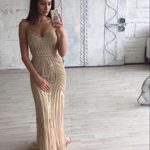 Evening Dress Elegant Formal Mermaid Beading Party